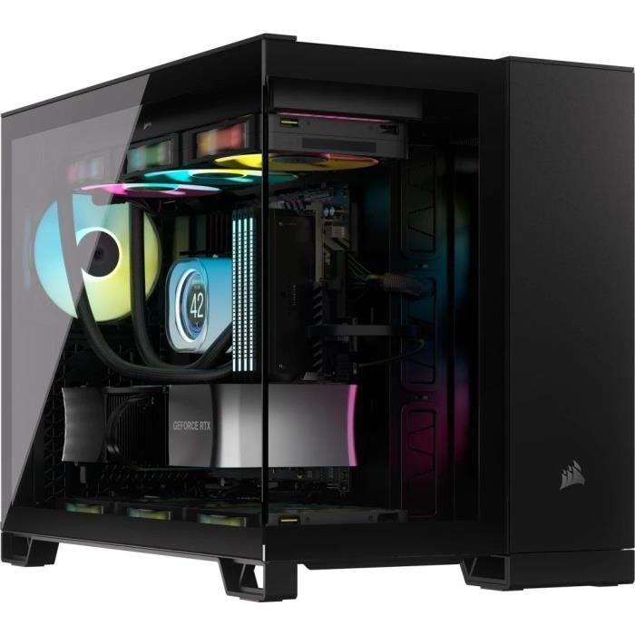 Tietokoneen kotelo - CORSAIR - CC-9011263-WW - 2500D AIRFLOW - Micro ATX - Kaksikammioinen