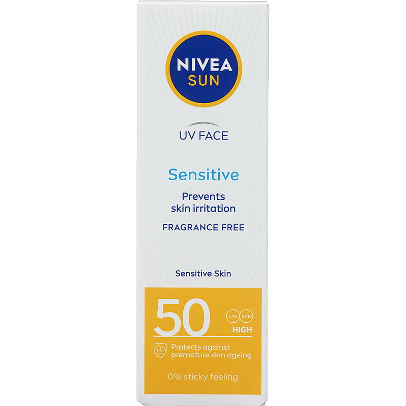 Nivea Solskyddsmedel 50 ml Ansiktskänsligt Nivea SPF50