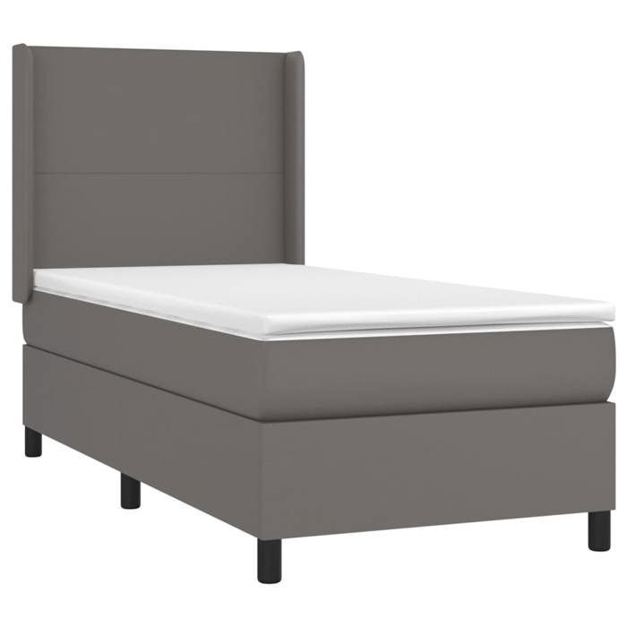 Lattenbodem met matras - Maison Exclusive - Kunstleer - 90x200 cm - Maximale ontspanning