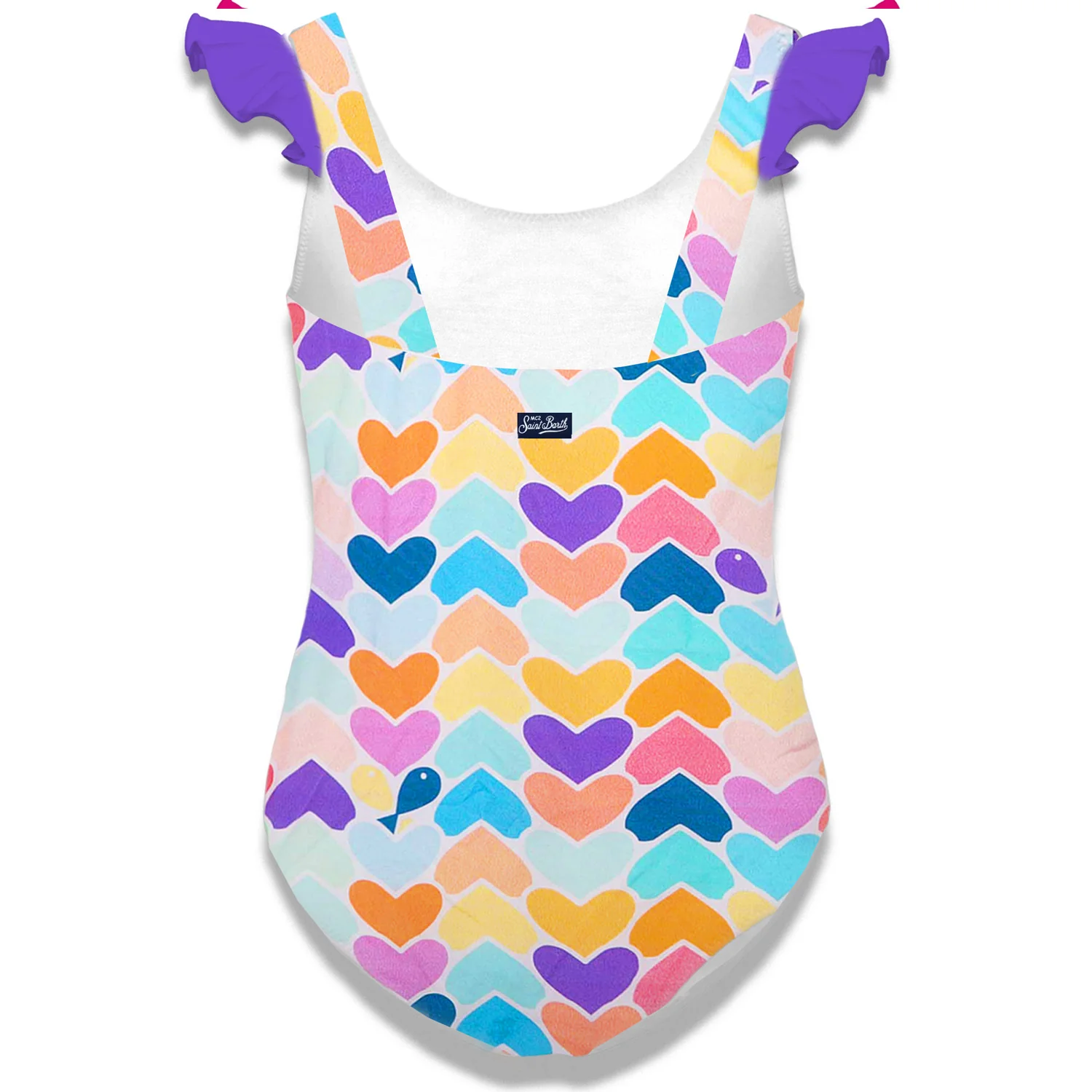 Maillot de bain à volants pour filles