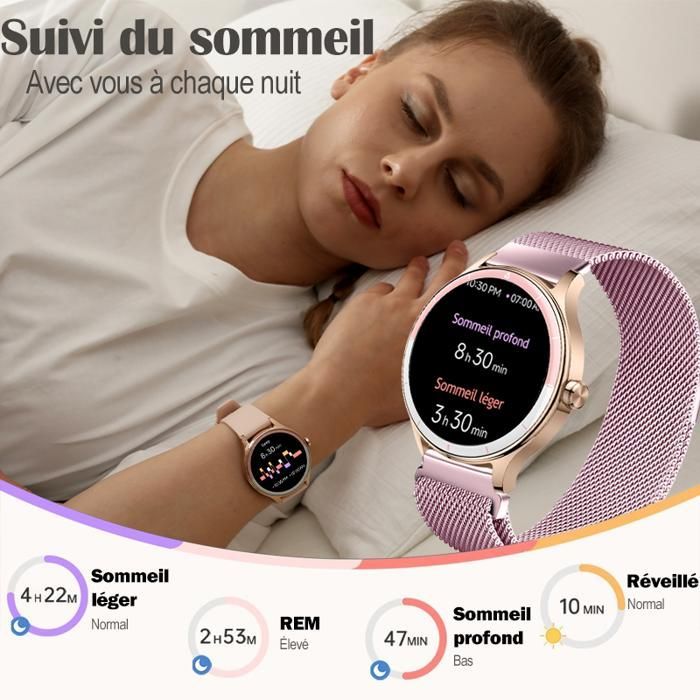 Montre connectée femme - WENZYLIQUOX - 1,27