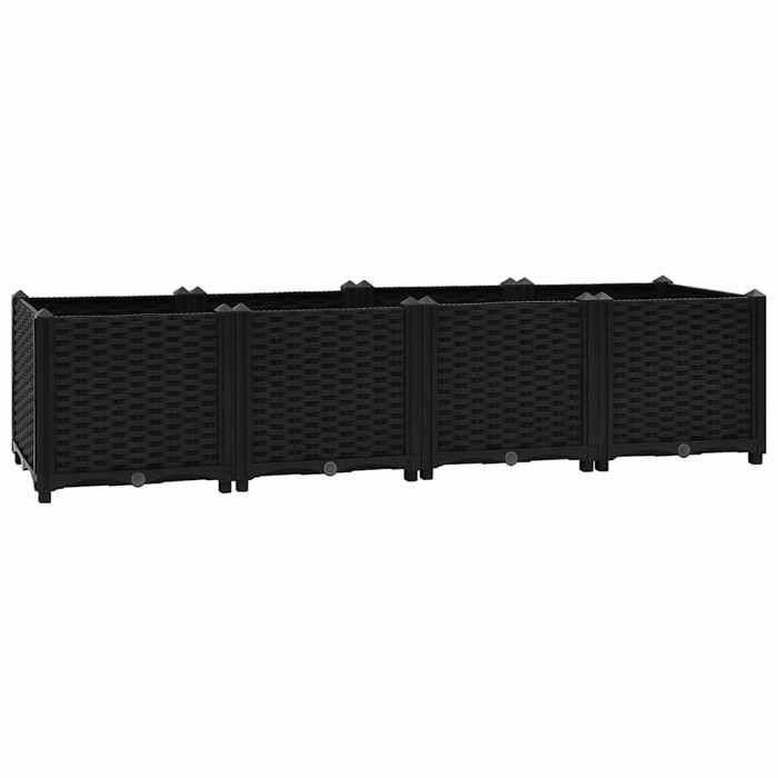 Canteiro Elevado vidaXL, Floreira, Vaso para Plantas, Canteiro para Jardim, Varanda, Terraço, Área Externa, 160x40x38 cm, 316533