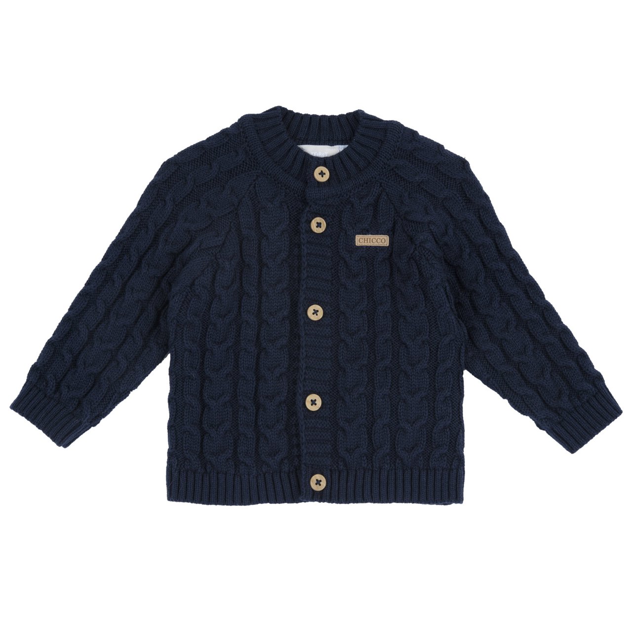 Geflochtene Strickjacke