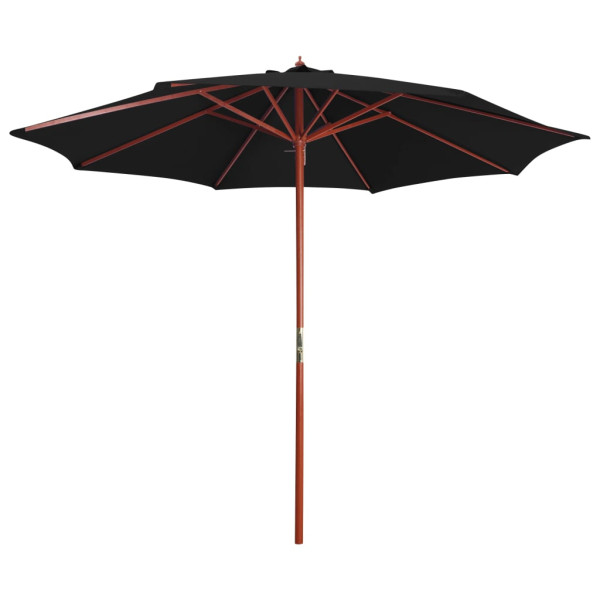 Parasol ogrodowy Czarny  vidaXL