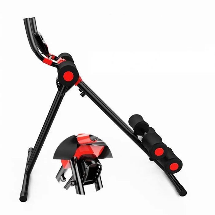 SYNERFIT Multifunctionele opklapbare trainingsbank met lcd-scherm voor een complete buikspiertraining - Tech Gym-model