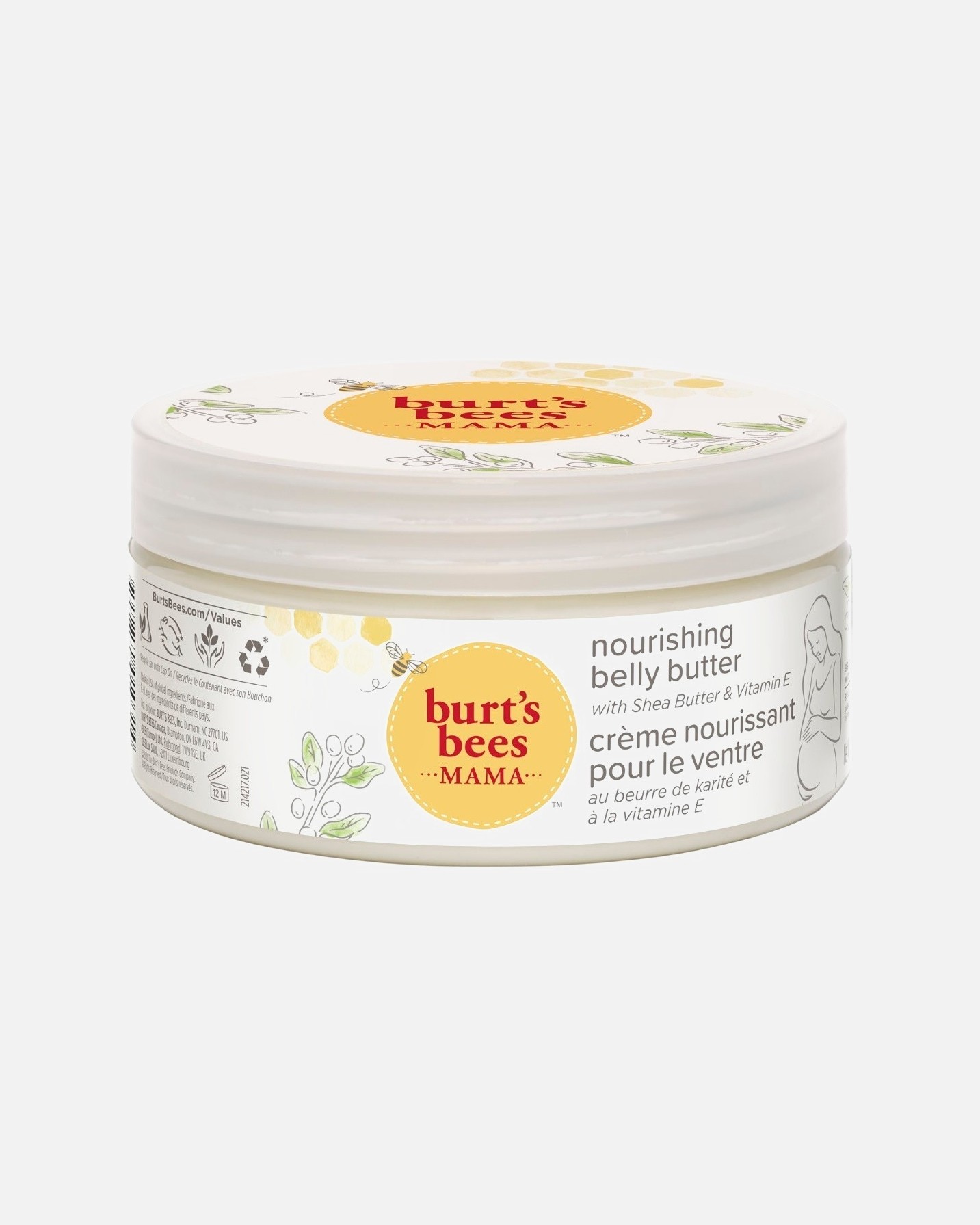 Burt's Bees telové maslo Mama Bee brušné maslo - 185 g