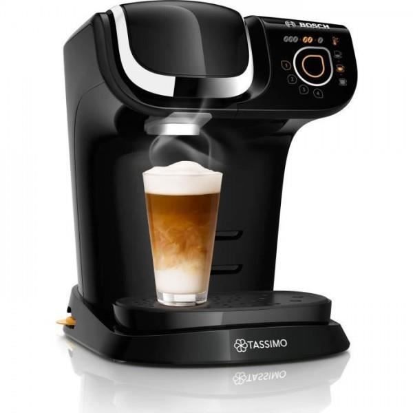 Cafetera multibebida - BOSCH - TASSIMO TAS6502 - Negra - Cápsulas - Disco T