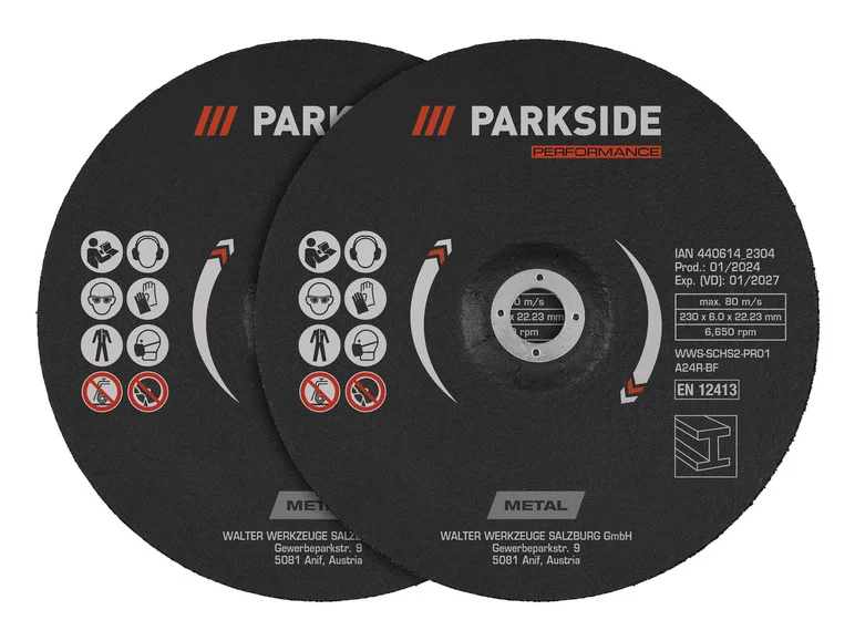 Discuri PARKSIDE PERFORMANCE® Tronçonner sau discuri de coafură, Ø 230 mm