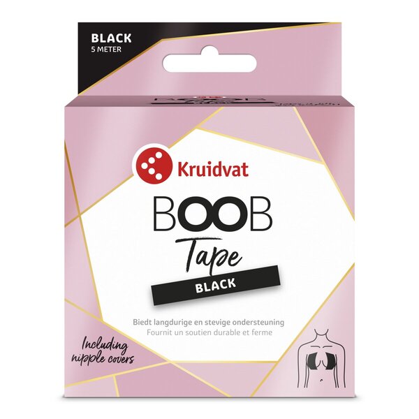 Kruidvat Brustklebeband<br>Medizinprodukt – schwarz, 5 m