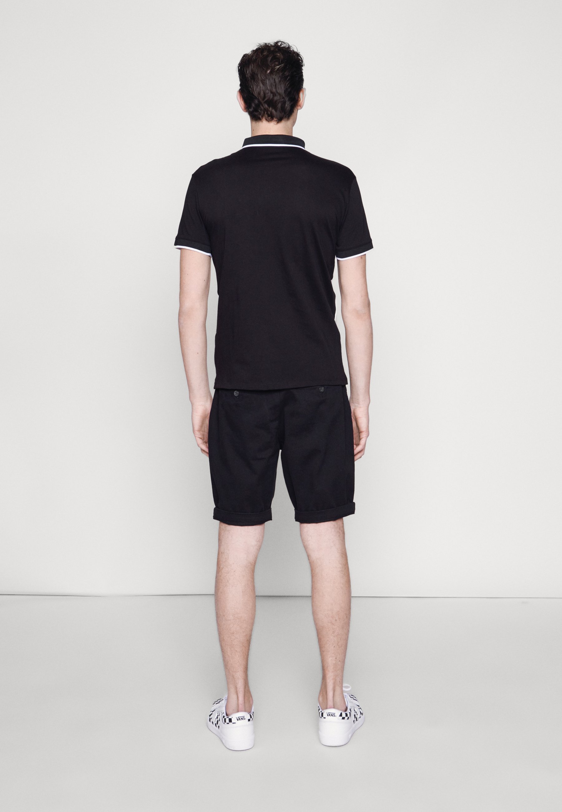 Armani Exchange poloshirt - zwart