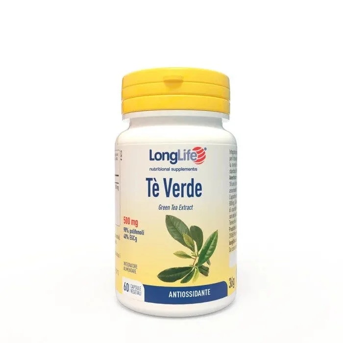 Long Life Groene thee capsules NF 60