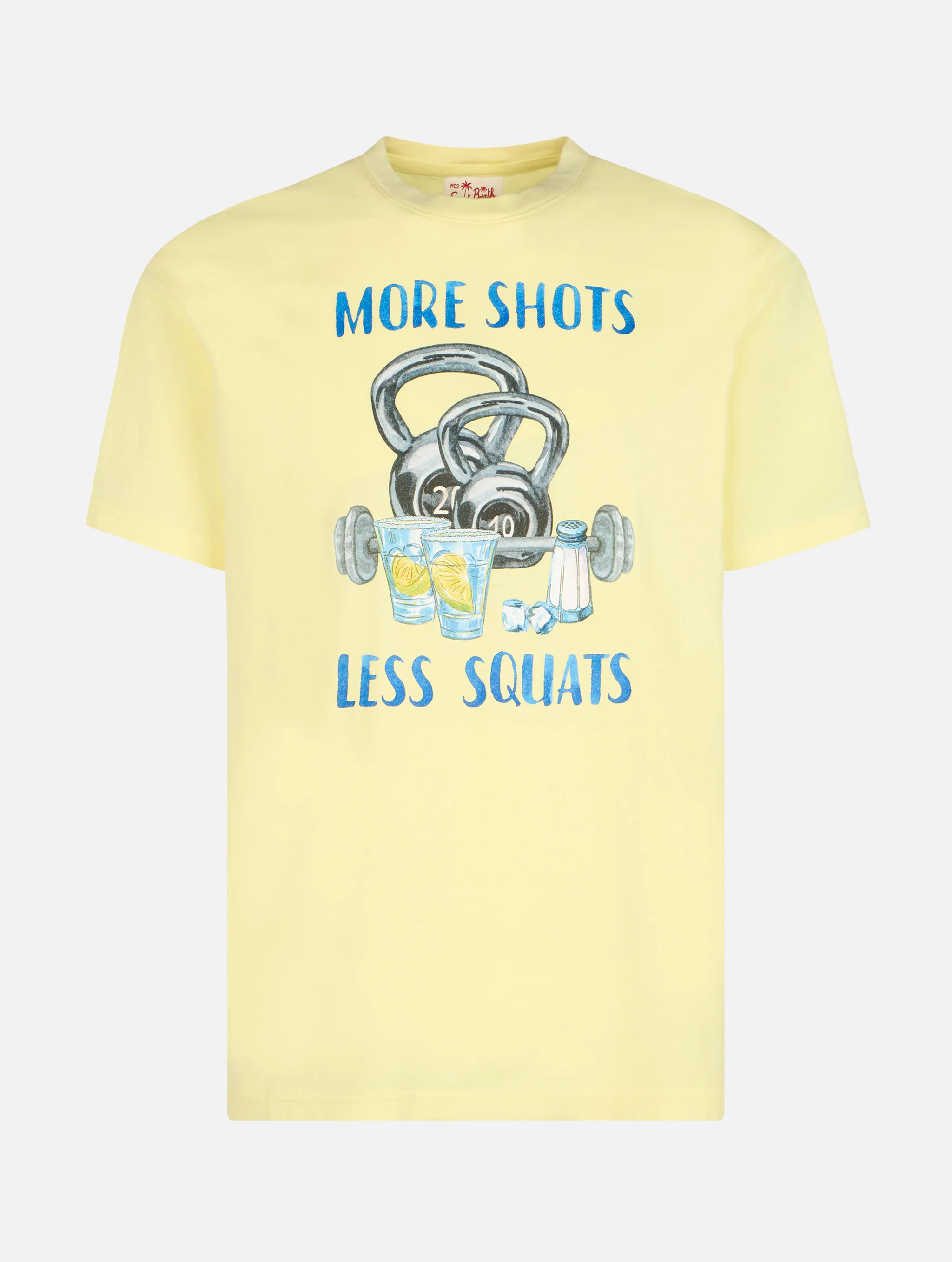 Heren katoenen T-shirt met de opdruk 