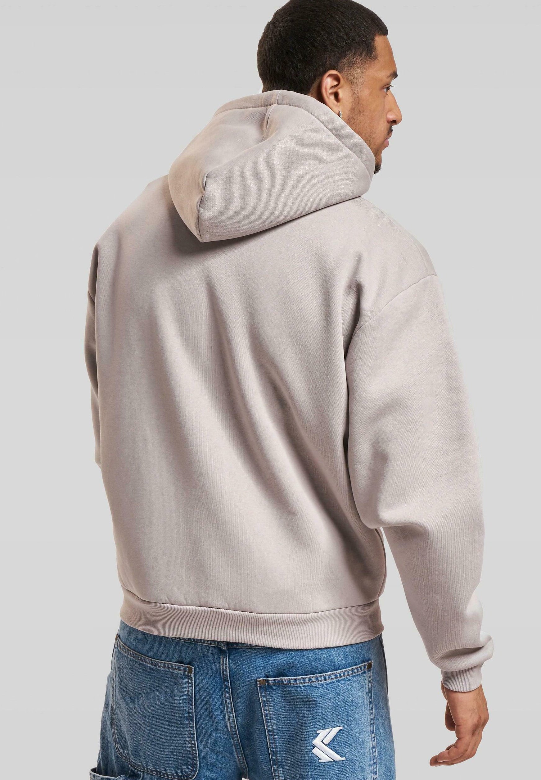 Karl Kani CHEST SIGNATURE ESSENTIAL ZIP - Lukuga dressipluus - helehall