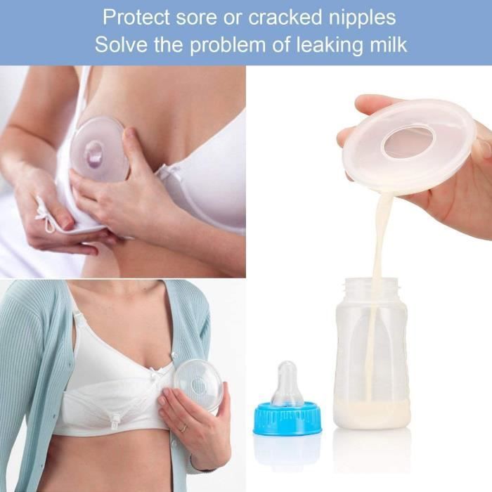 Coquilles d'allaitement pour Mamans,2pcs Tasses Infirmiers,Réutilisables économiseur de Lait Maternel Coquilles d'allaitement Tasses