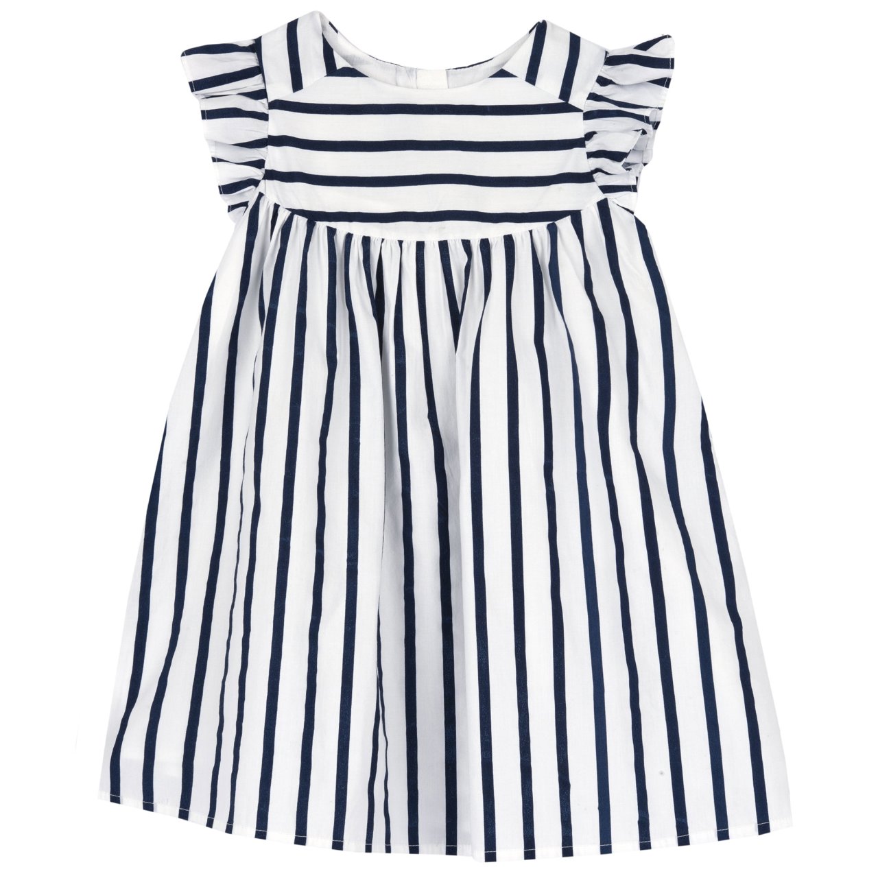 Kleid mit Matrosenstreifen
