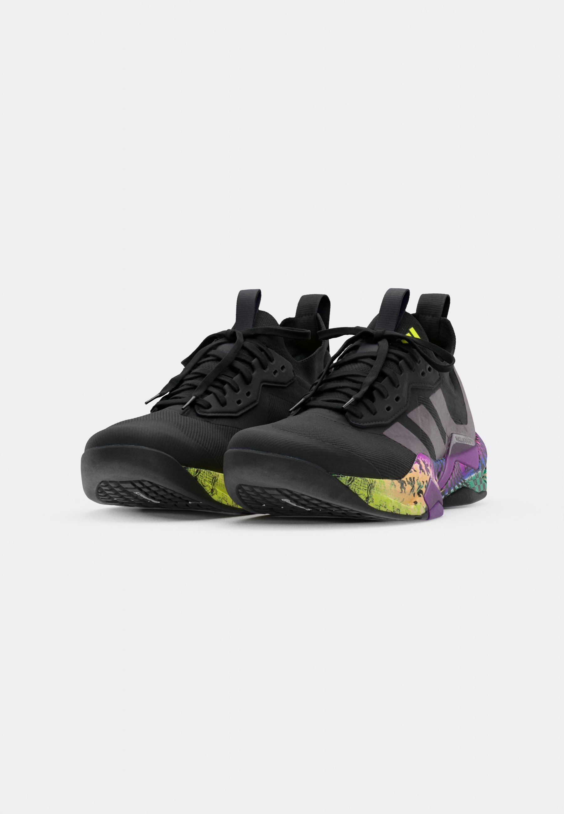 adidas Performance X JEREMY SCOTT PRIDE RAPIDMOVE ADV - Trainingsschoen - core black/aurora metallic/acid yellow