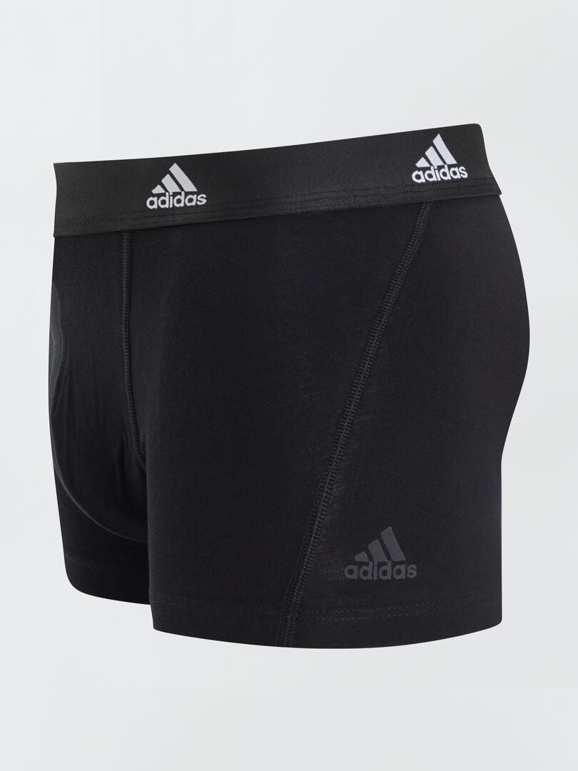 Zestaw 3 bokserek adidas - CZARNE
