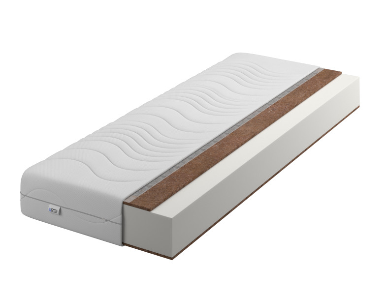 Materac piankowy  70x190 16cm Comfort   2xKokos | Dwustronny H4/H4