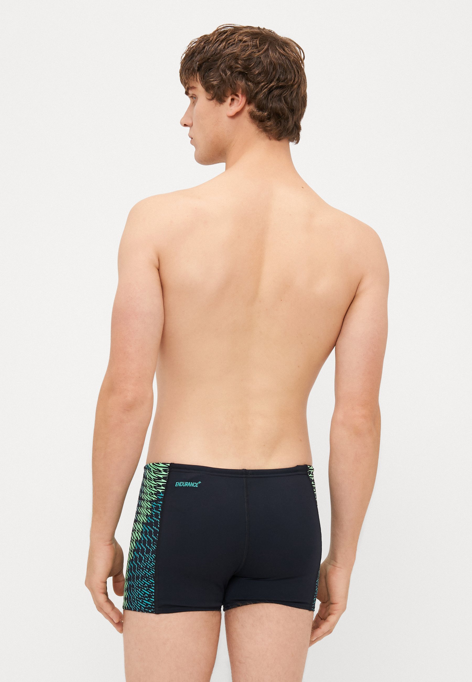 Speedo END TECH PANEL AQUASHORT - Zwembroek - zwart/turkoois gem