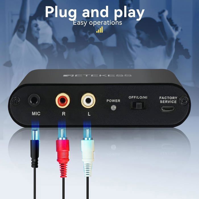 Kit di avviamento Silent Disco Retekess TA004, cuffie wireless per TV, 3 canali, portata 200 m, 20 cuffie, cuffie da discoteca per feste