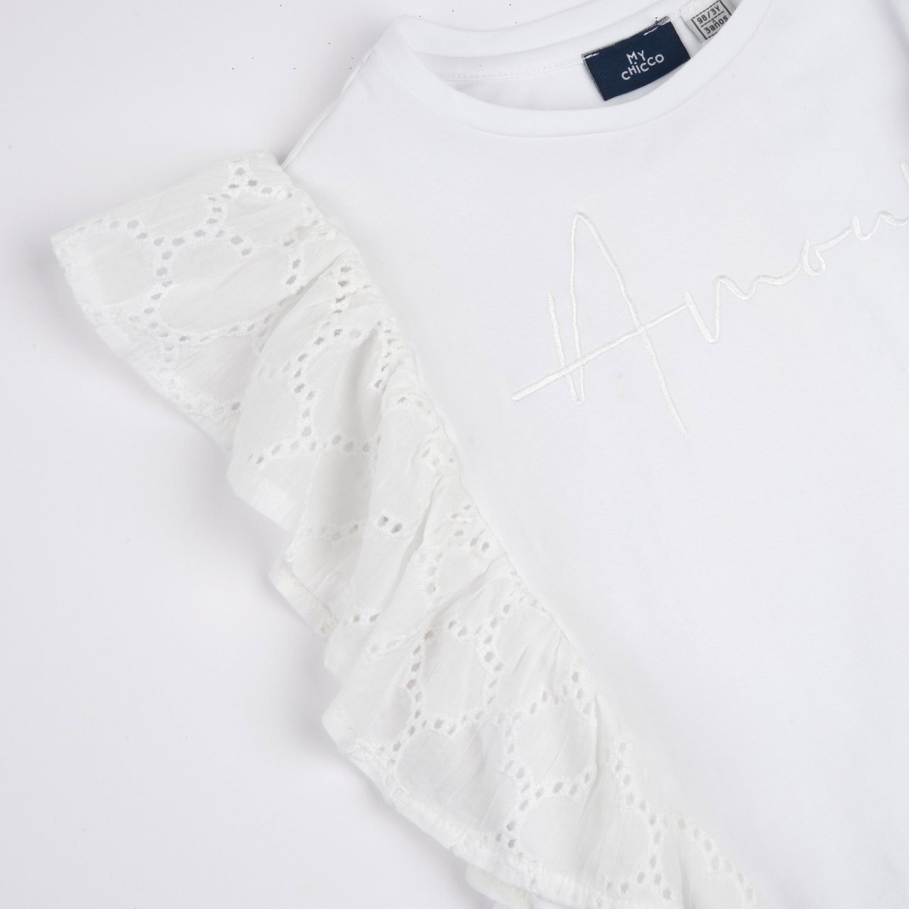 Rüschen-T-Shirt