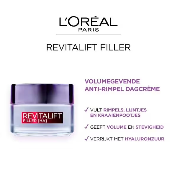 L'Oréal Paris Revitalift Filler dnevna krema proti gubam<br>50 ml - za normalno in zrelo kožo