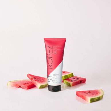 Losjon za telo proti porjavitvi z vonjem lubenice St. Tropez 200 ml