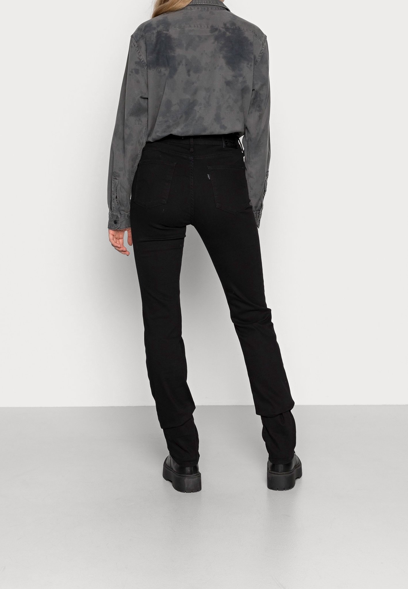 Jeansy Levi's® Straight leg - czarny denim