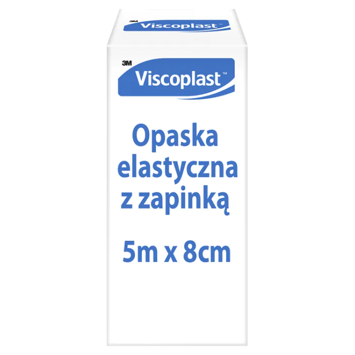 Viscoplast, Opaska elastyczna z zapinką, 5x0,08m