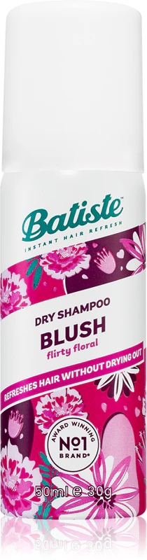 Potovalni paket suhega šampona Batiste Blush Flirty Floral