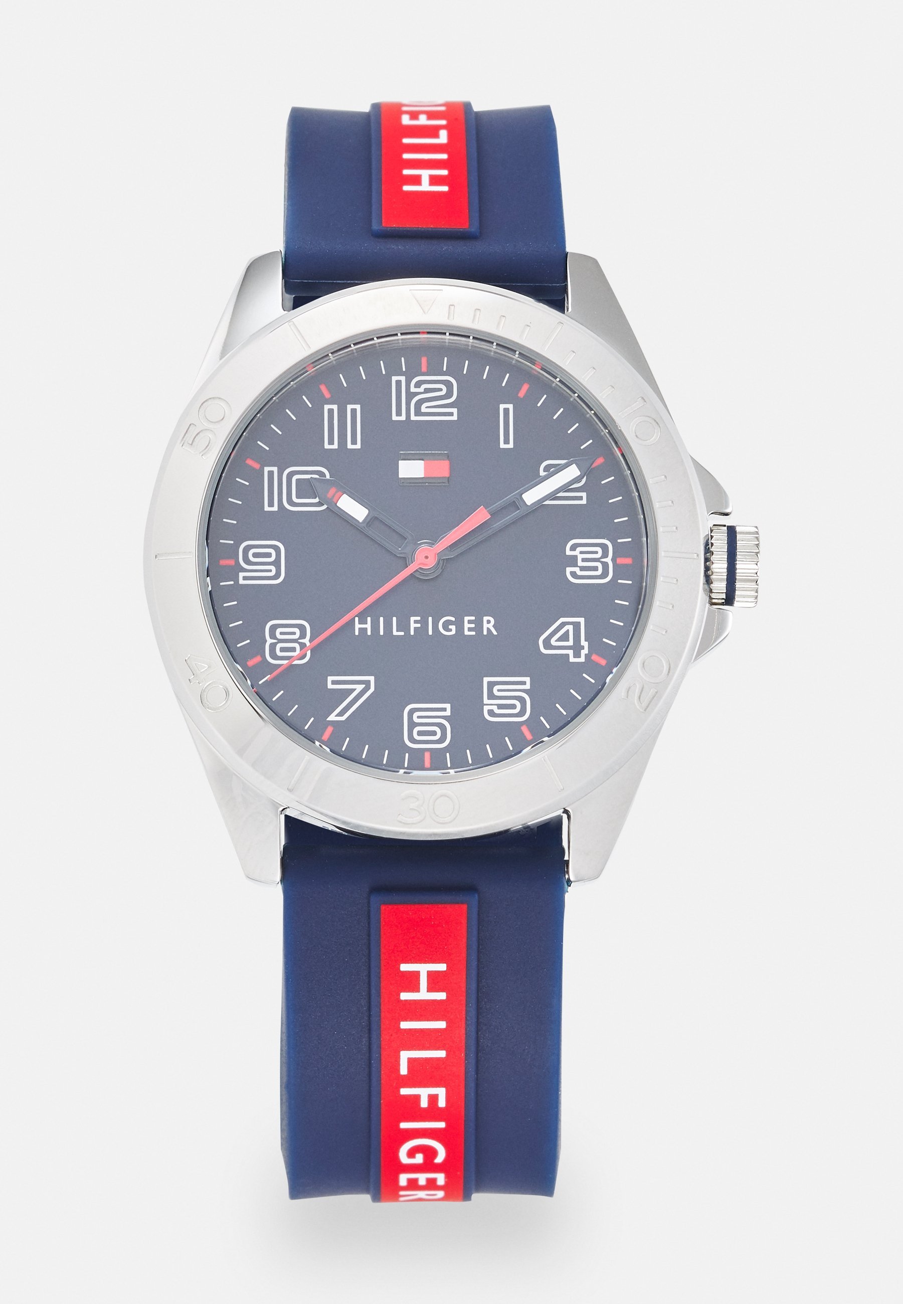 Montre Tommy Hilfiger unisexe - marine/rouge