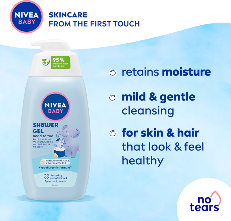 NIVEA BABY douchegel voor lichaam en haar