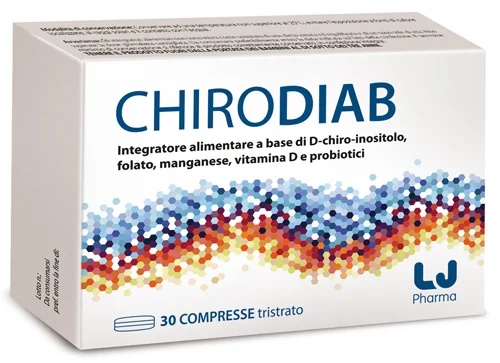 LJ PHARMA Chirodiab 30 tablet Drielaags Vitamine D en probiotica