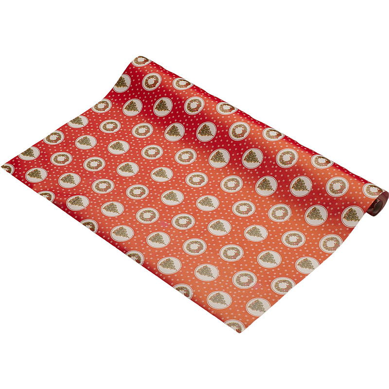Papel de regalo navideño para el hogar, 8 m x 70 cm