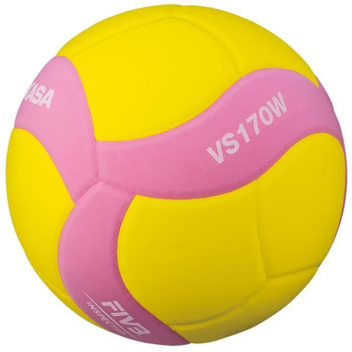 Ballon de volley - MIKASA - VS170W FIVB Kids - Jaune - Mixte - Durabilité élevée