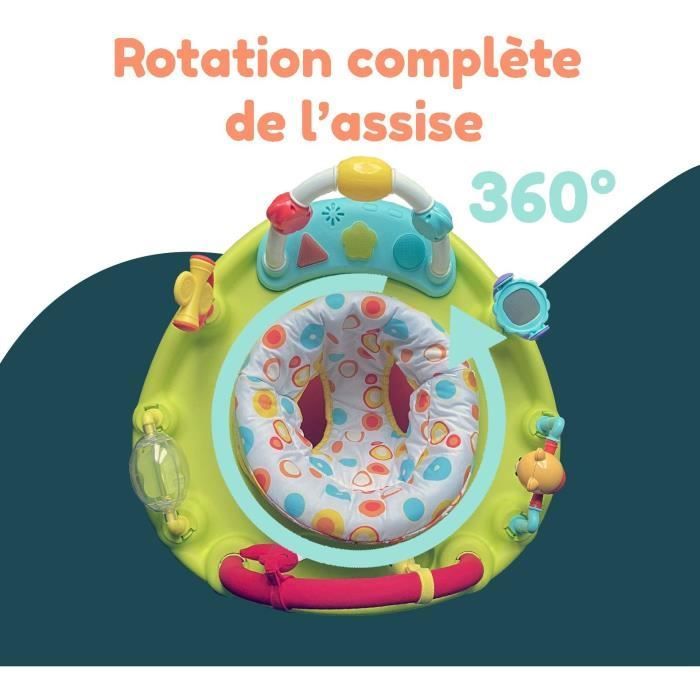 Activity base - BAMBISOL - 3 seat heights - Fun activities - Multicolored