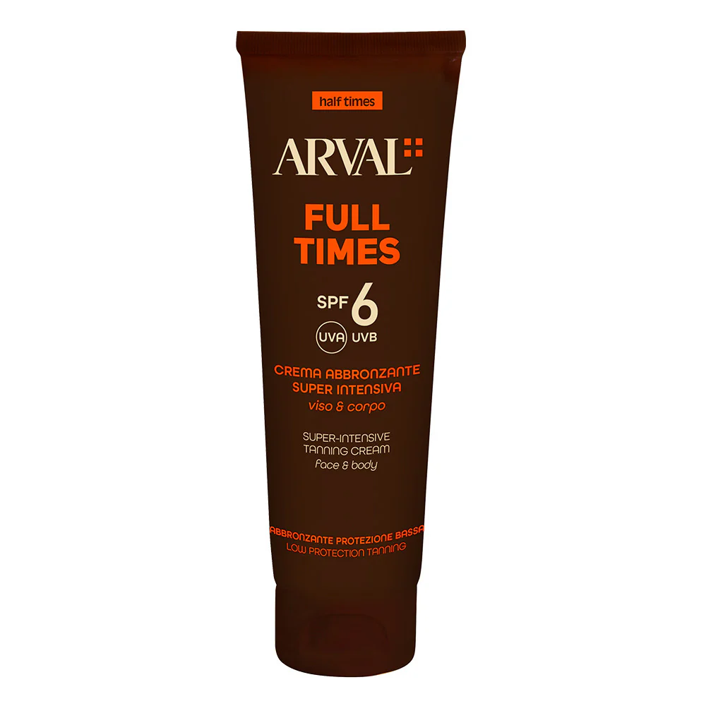 Half Times Full Times SPF6 - Crema Abbronzante Super Intensiva - Crema solare corpo bassa prot., Solare viso bassa prot.