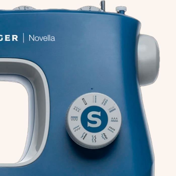 Macchina da cucire meccanica - SINGER - Novella - Potente motore da 70W - 23 programmi di cucitura