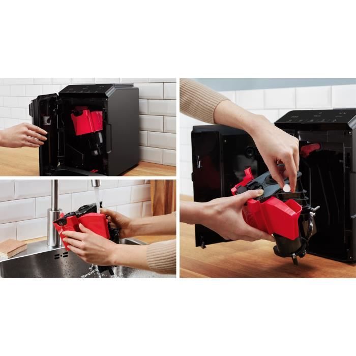 Machine à café broyeur expresso Verocup - BOSCH - TIE20119 Serie 2 - 1300 W - 250 g de grains - 1,4 L - Noir