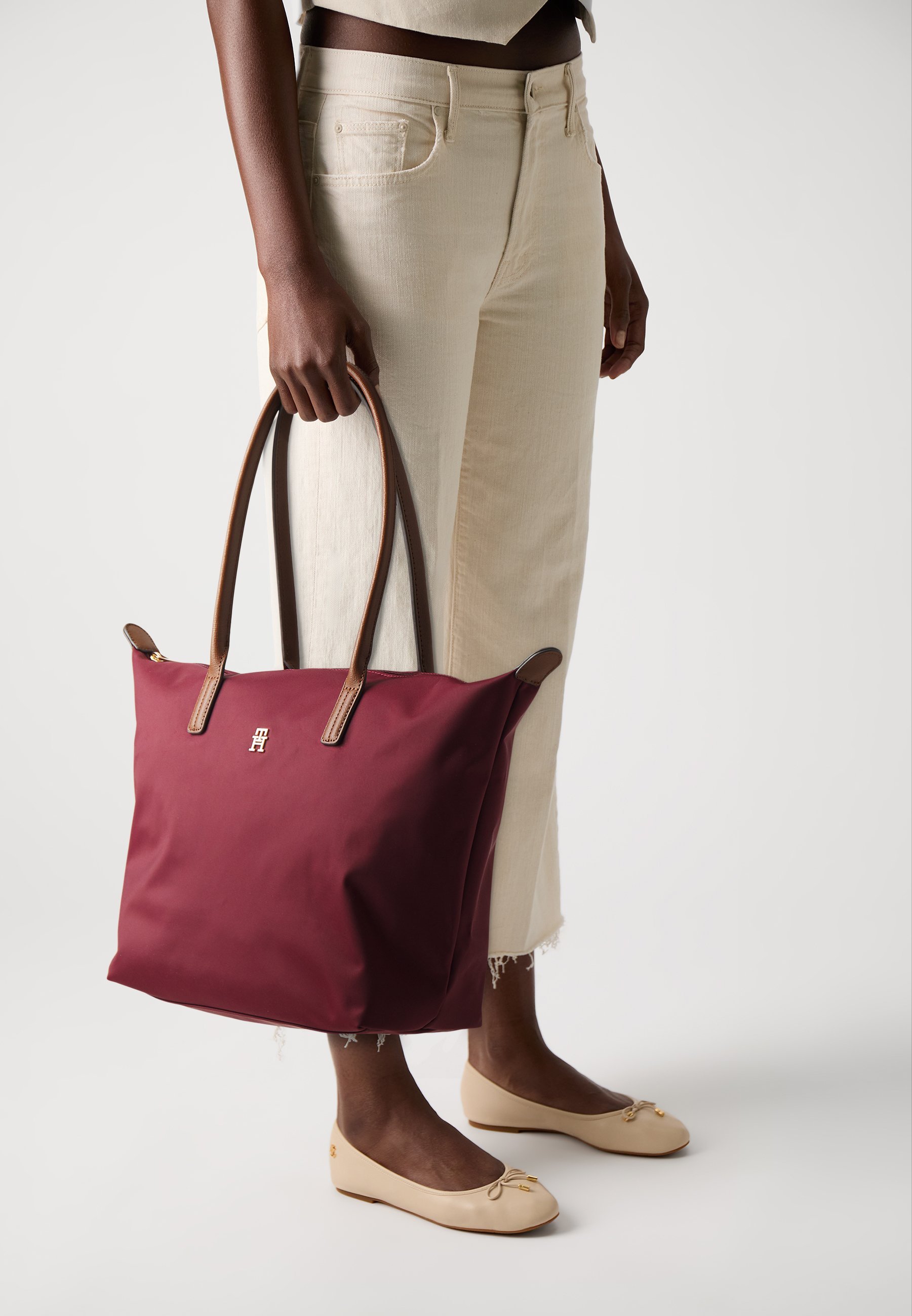 Tommy Hilfiger POPETTE - Borsa tote - rosso intenso