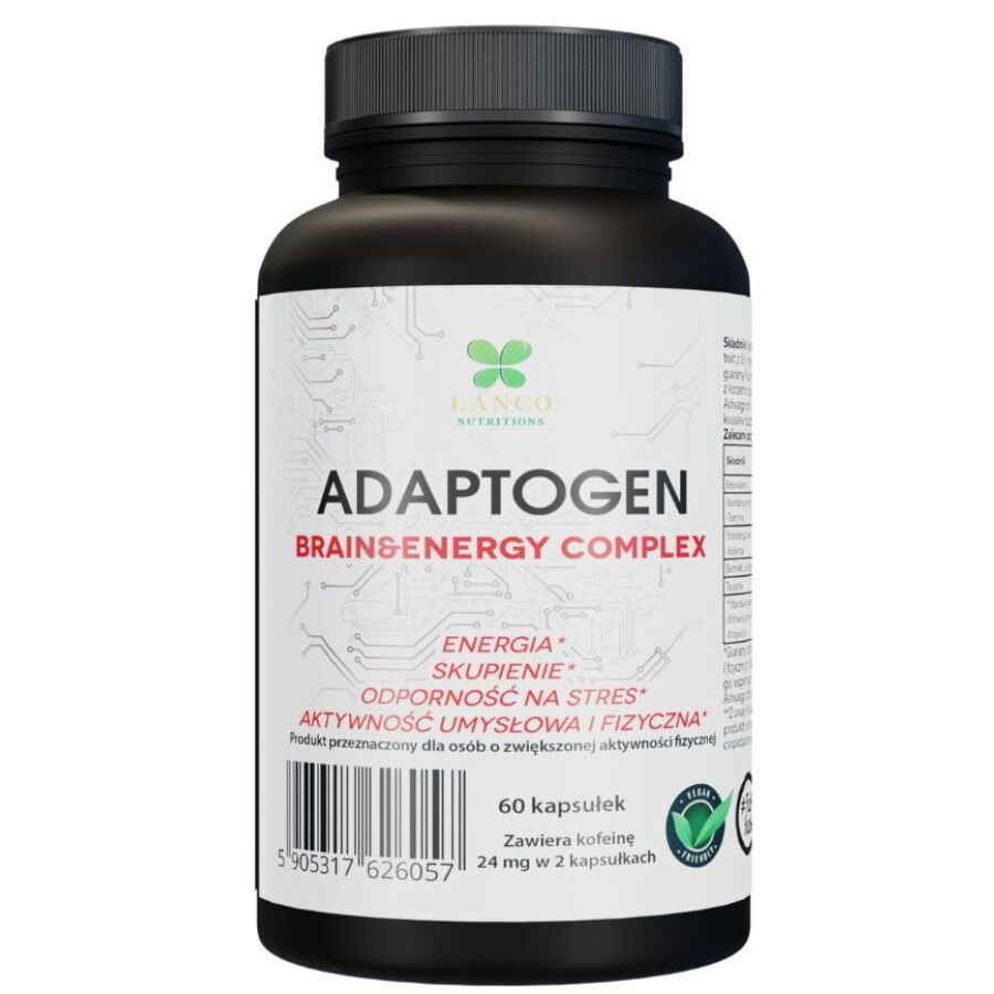 Lanco Nutritions Adaptogēna smadzeņu un enerģijas komplekss