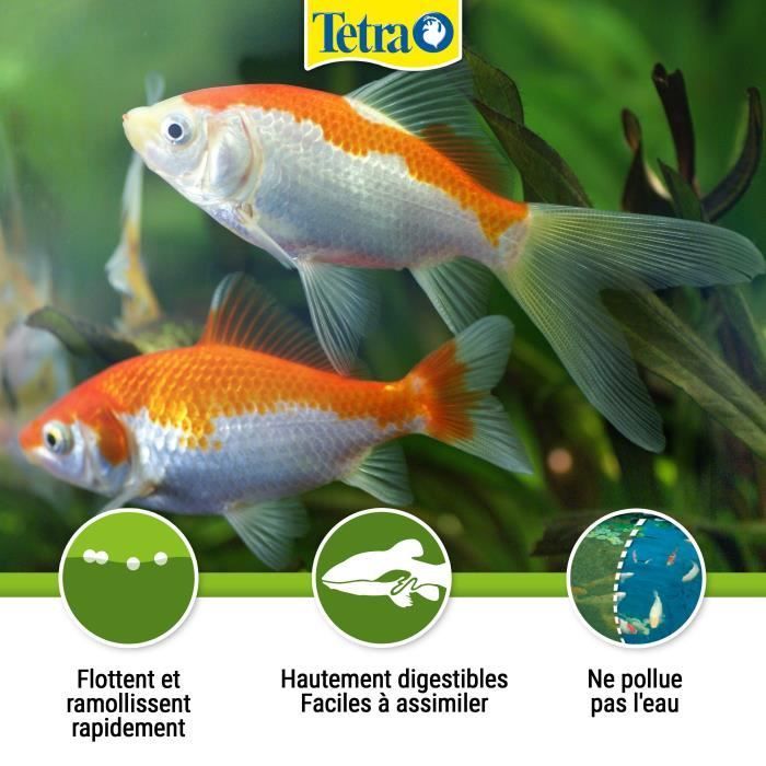 TETRA Komplettes Teichfutter in Pelletform – Mini-Futter für kleine Teichfische – 4 l