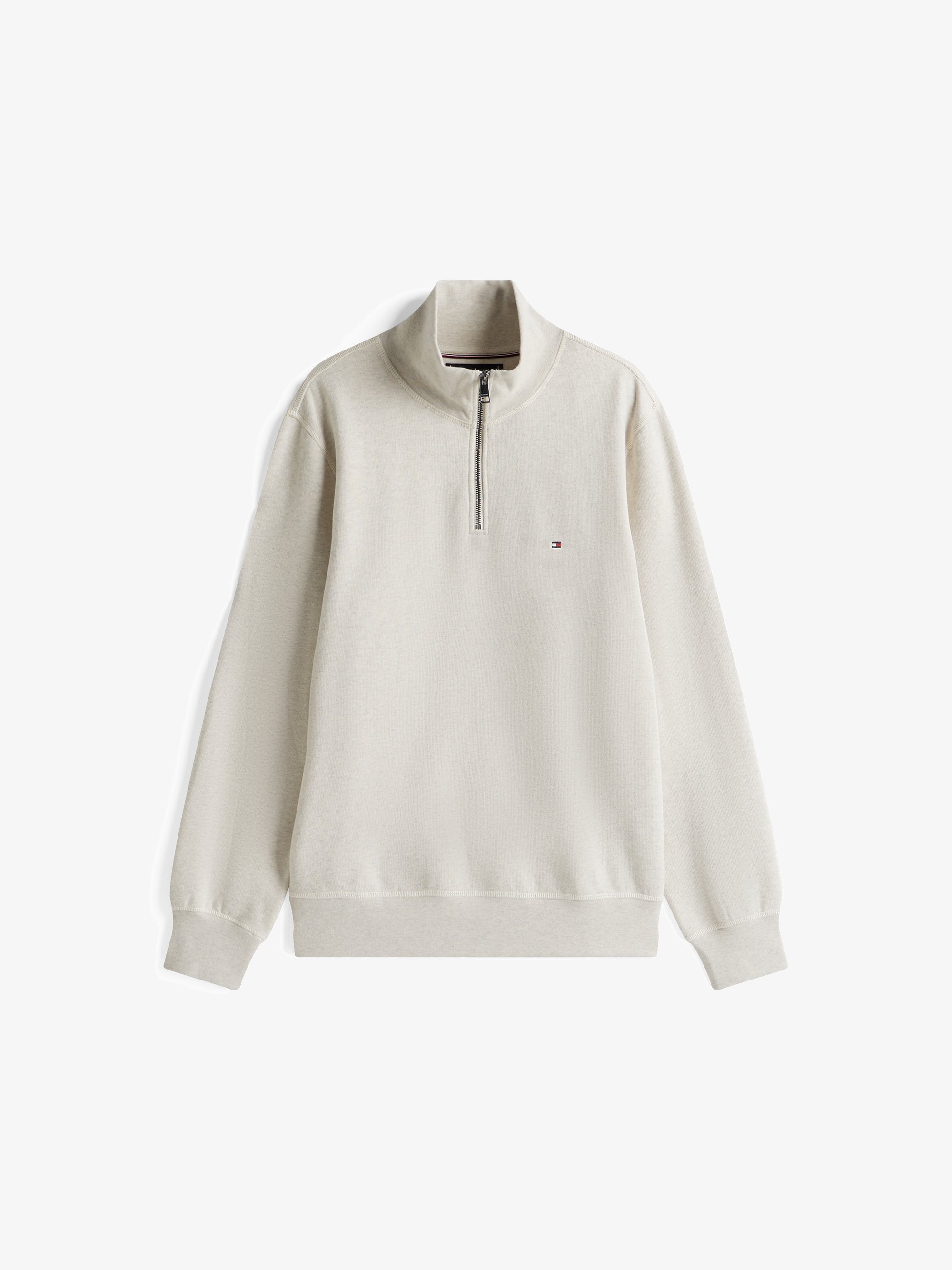 Tommy Hilfiger ESSENTIAL ZIP - Sweatshirt - havermelk
