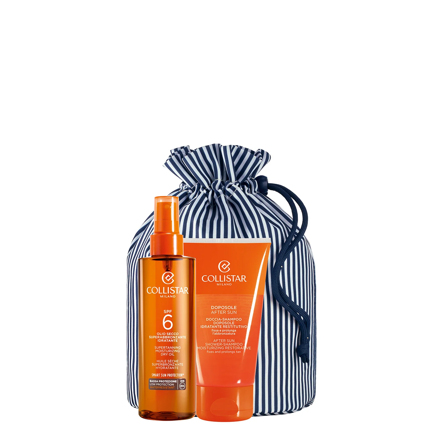 Abbronzatura Cofanetto Olio Secco Superabbronzante Idratante SPF6 - Cofanetto Solare, Coffret Solare, Olio solare corpo bassa prot.