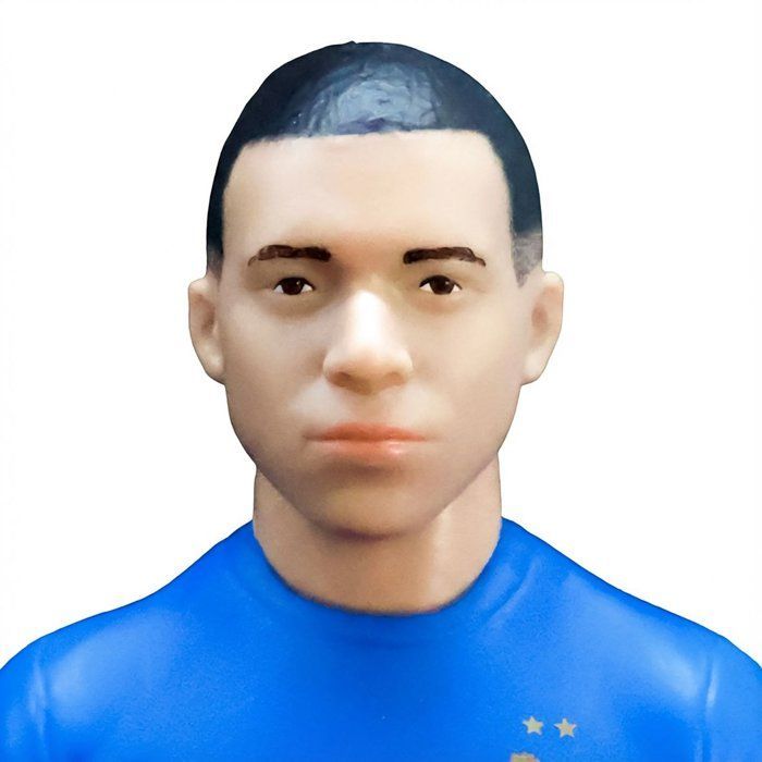 Figura articulada - Seleção Francesa - MEGABLEU - Mbappé número 10 - 20 cm