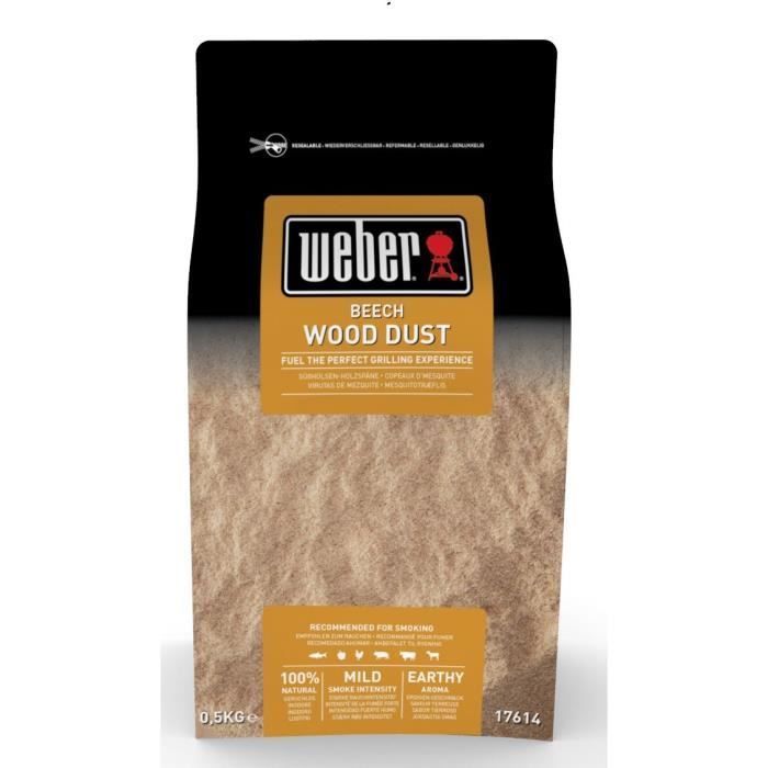 Cold smoking sawdust - Beech - 0.5 kg - WEBER