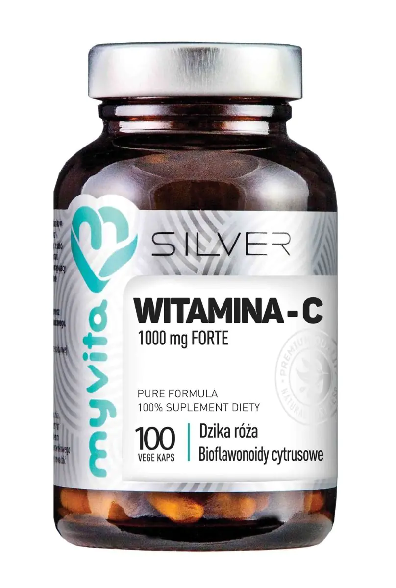 MyVita Silver Witamina C 1000 mg Forte Kapsułki 100 Kapsułek