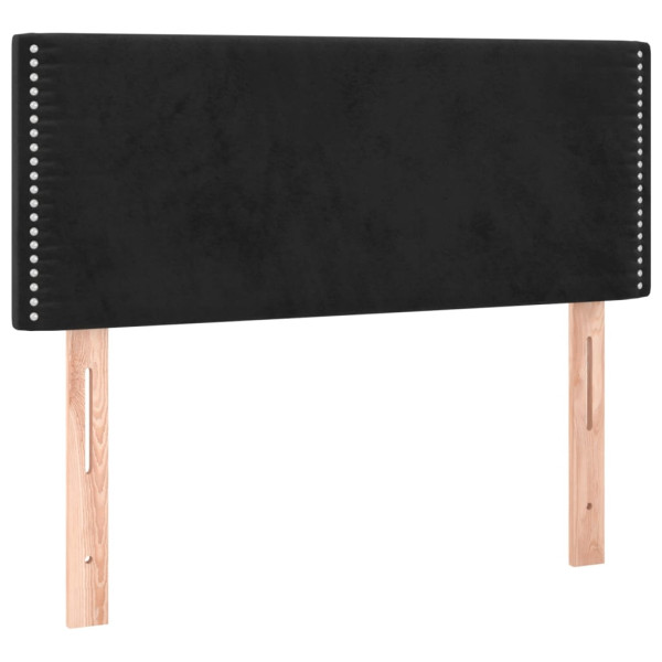 Wezgłowie Czarny 80 x 5 x 78/88 cm Aksamit vidaXL