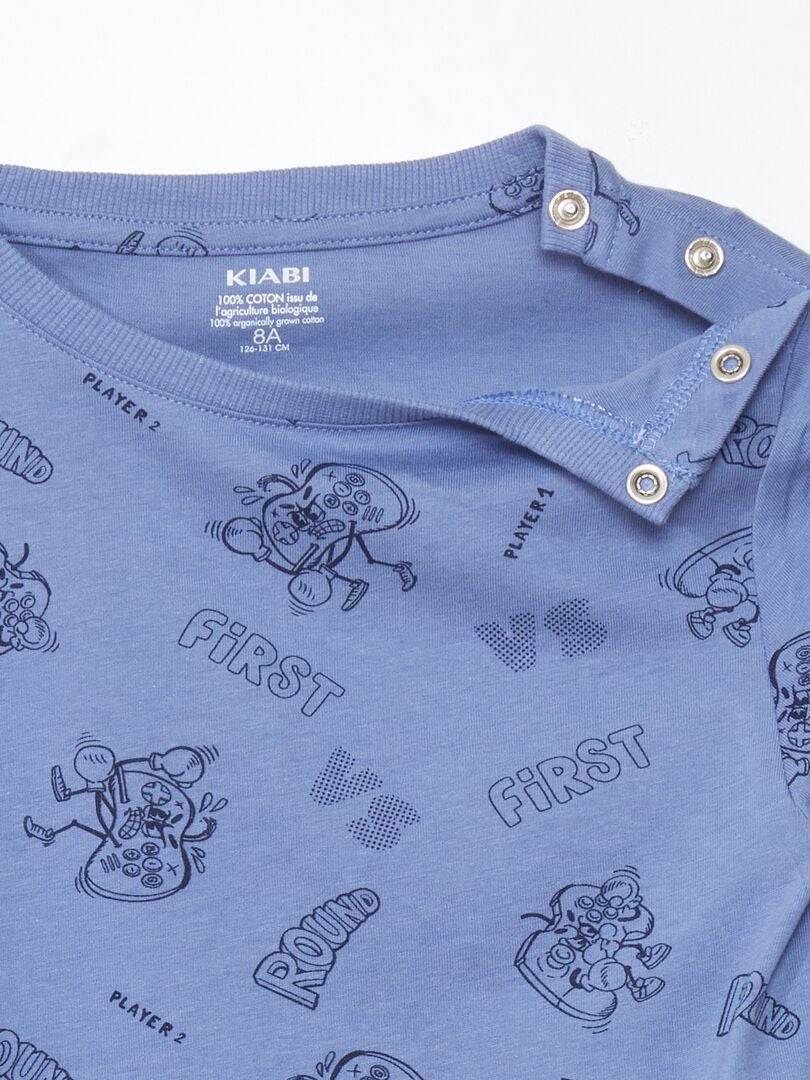 Jersey T-shirt - So Easy - BLAUW