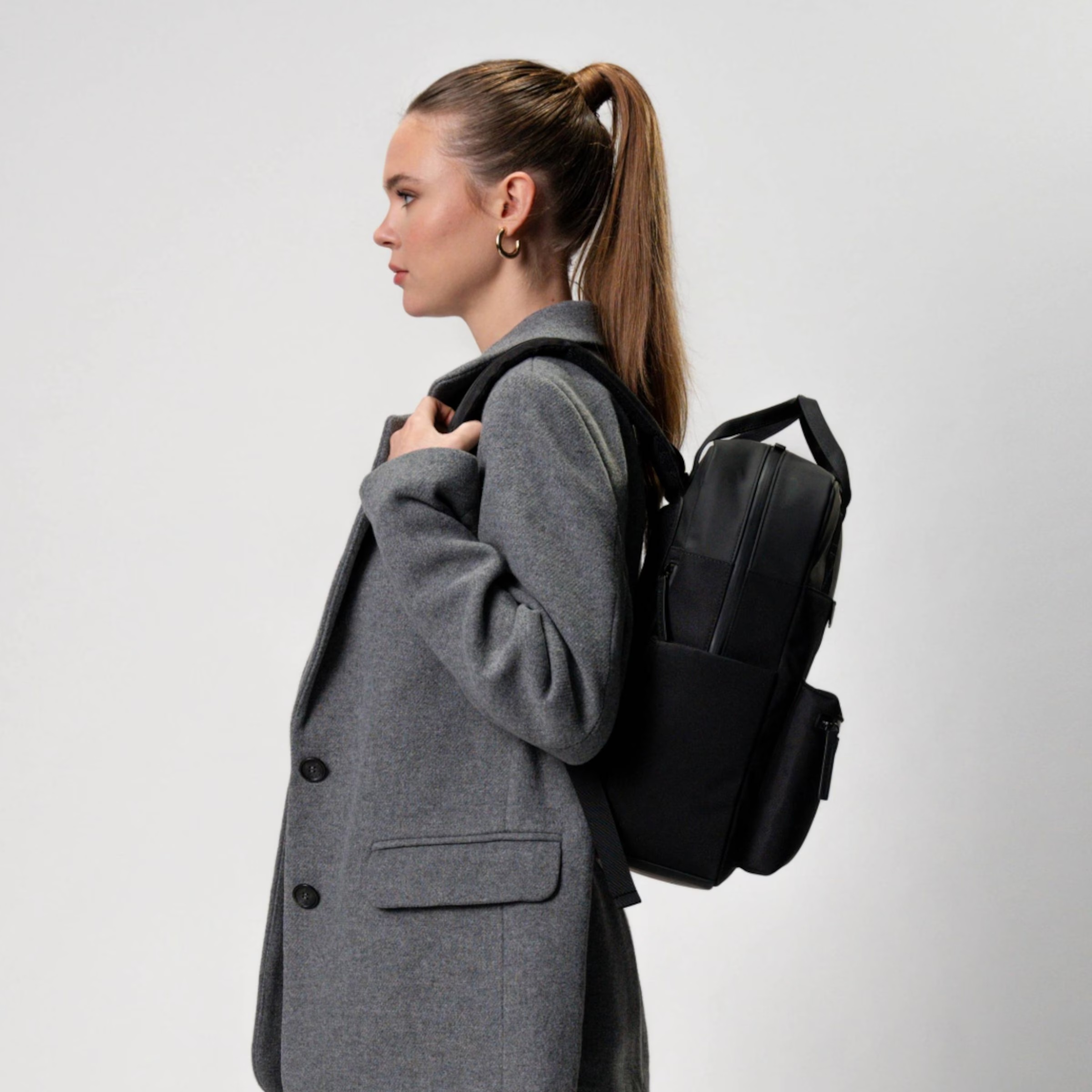 Sac à dos à langer Bergen Pro tout noir